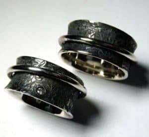 Schwärzen von Silber - geschwärzte Ringe