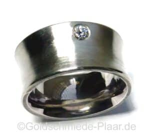 Silber-Ring mit Brillant