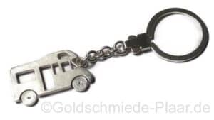 Schlüsselanhänger Wohnmobil aus Silber