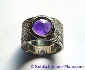Silber-Ring mit Amethyst