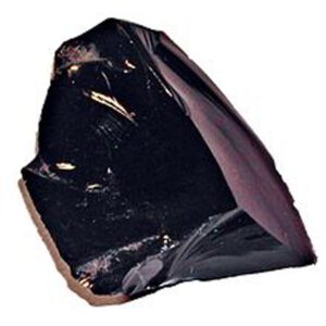 Spaltbarkeit und Bruch der Edlsteine, Bruchstelle beim Obsidian