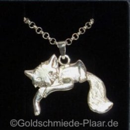 Anhänger Fuchs Silber