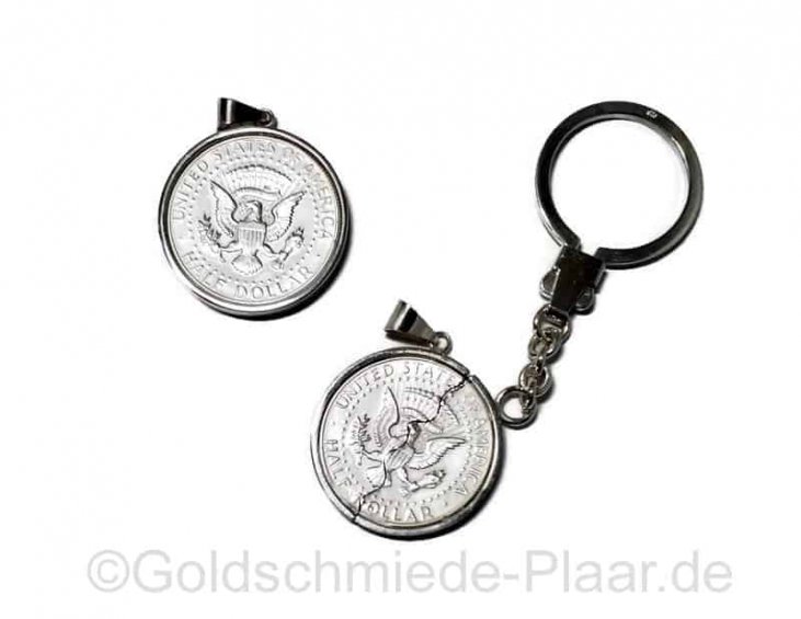 Dollar-Münze als Schlüsselanhänger